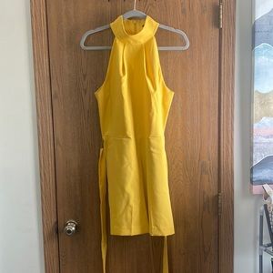 Yellow New York & Company romper